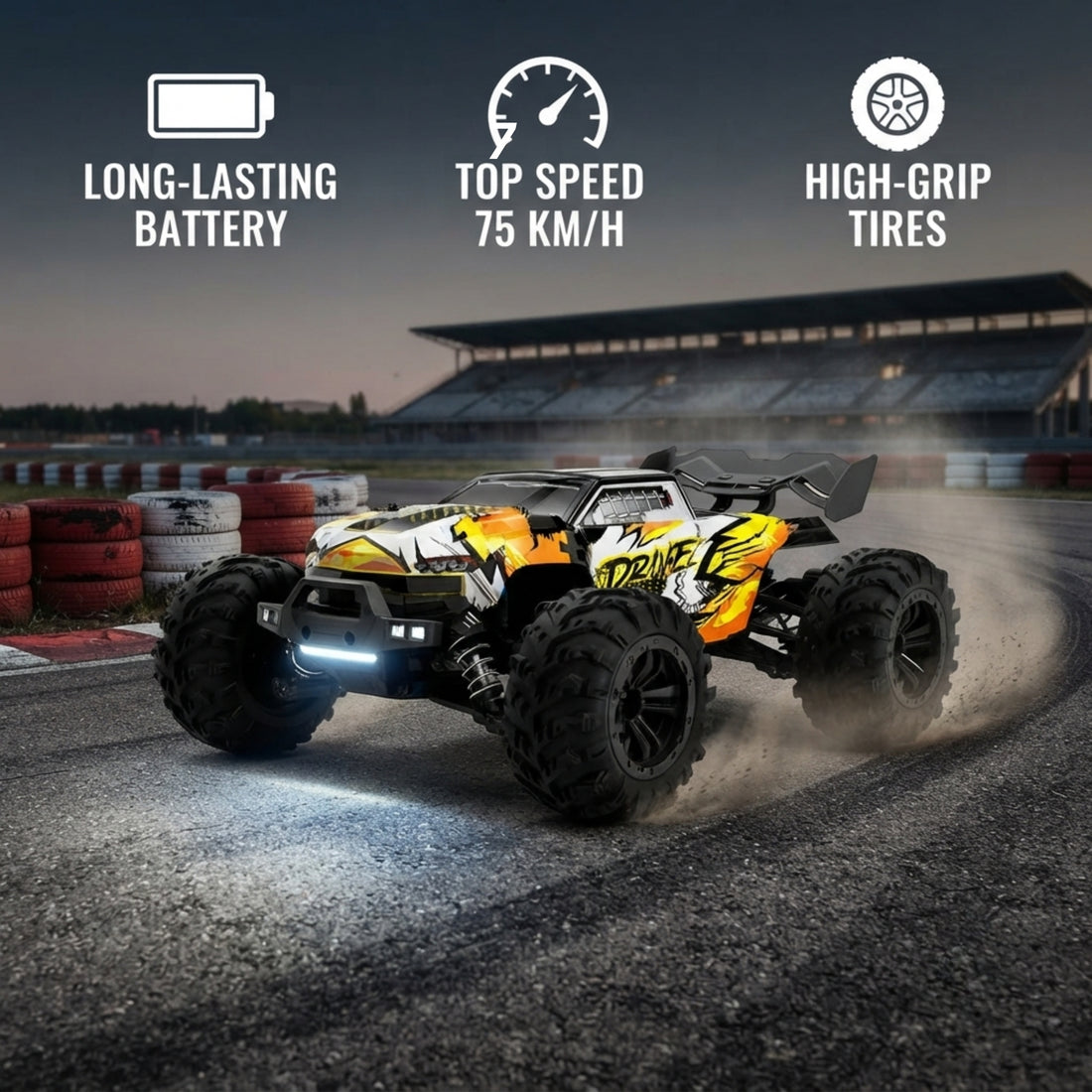 Remote Control Car - 16101 Pro 4WD Off-Roader - 75 km/h