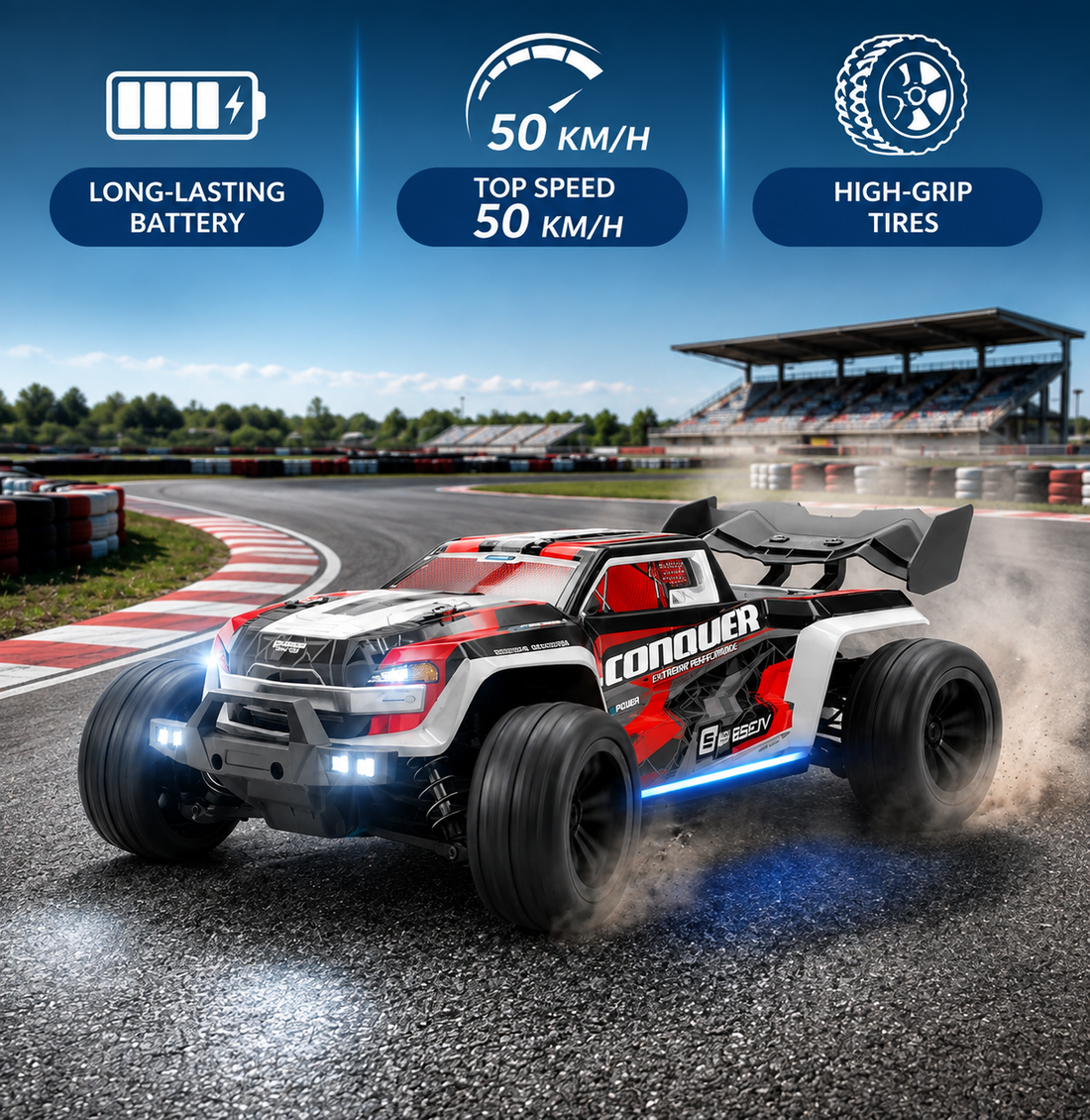 Remote Control Car - Conquer- 50 km/h