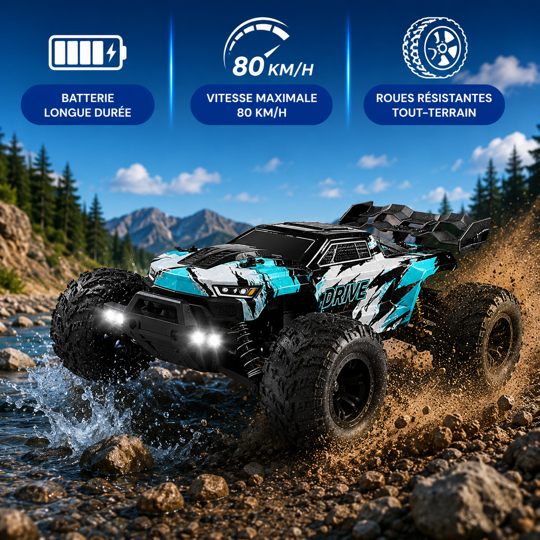Remote Control Car - RC XTREME 80 km/h
