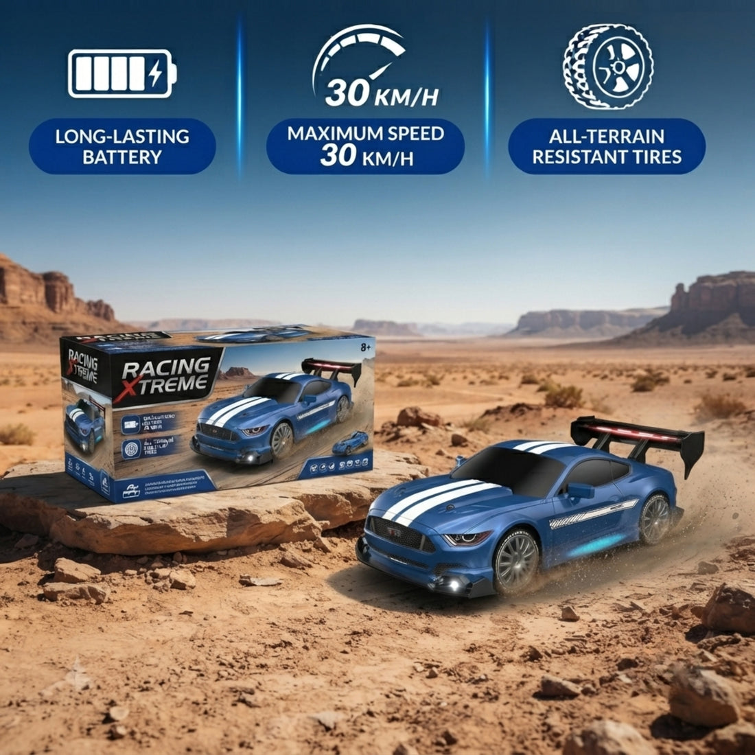 Remote Control Car - GoolRC 4WD Sport - 20 km/h