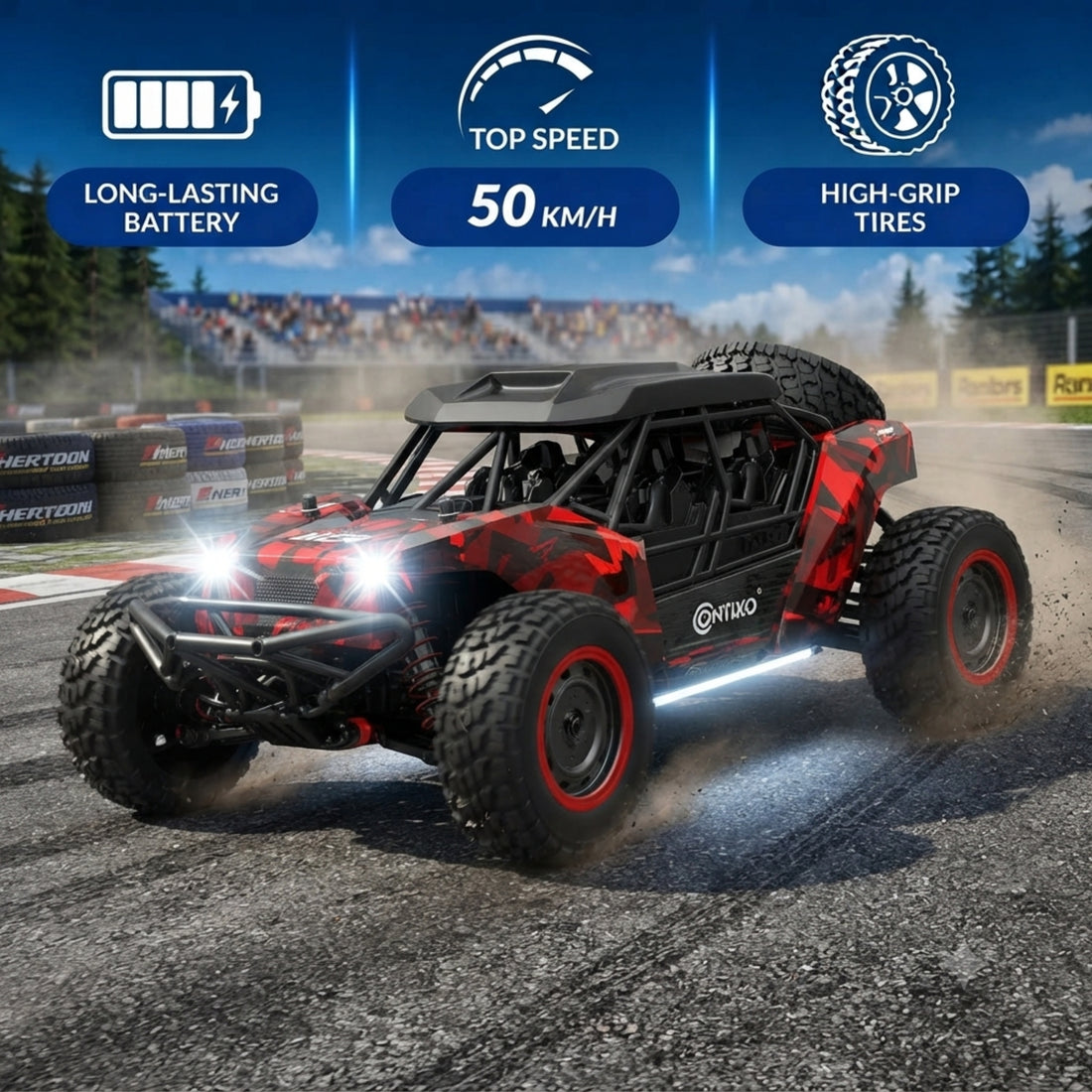 Remote Control Car - 16101 High-Speed Buggy - 50 km/h
